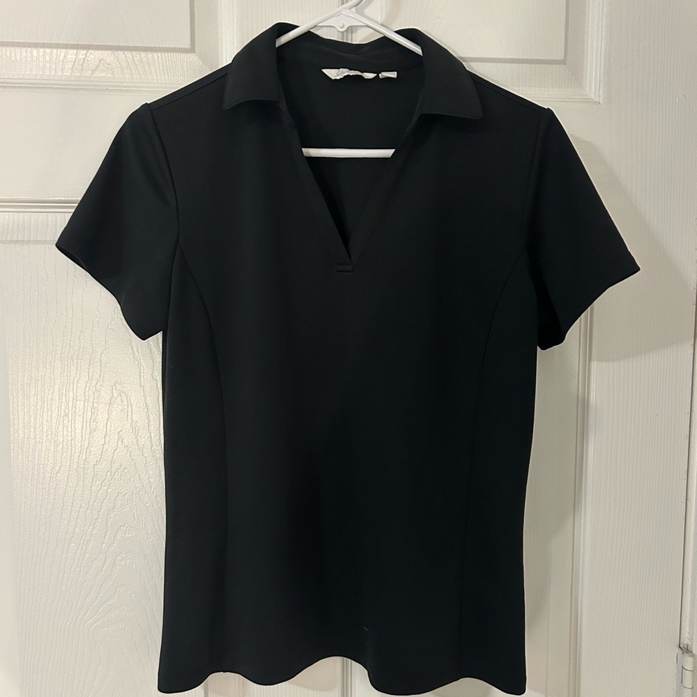 Lady Hagen Black Polo Shirt